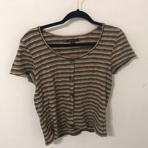 Stripped american eagle top:)